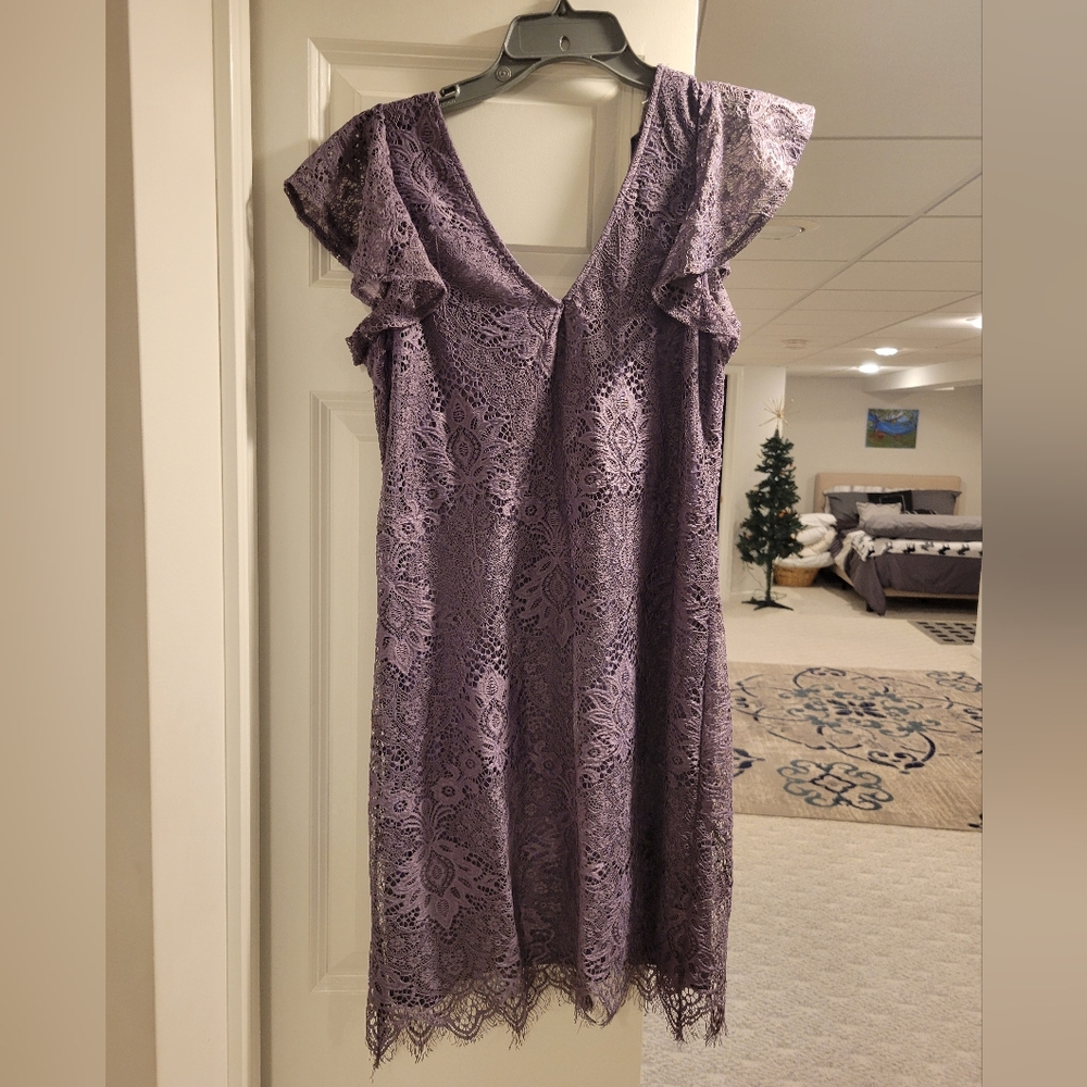 Francesca's Lavender Lace dress